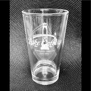 “Bike Gallery Portland, OR” Pint Glass